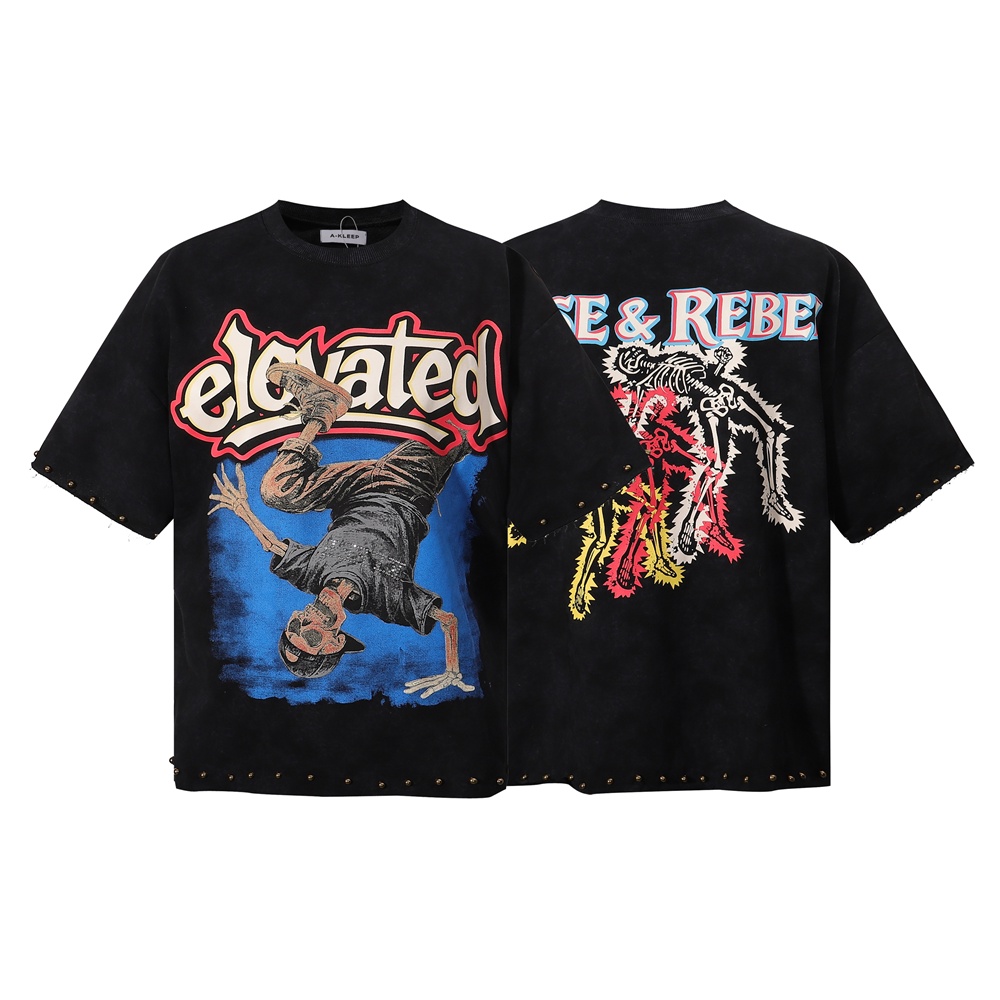 KLEEP S/N Jersey 3/4 Sleeve Crop Top Tee image 1