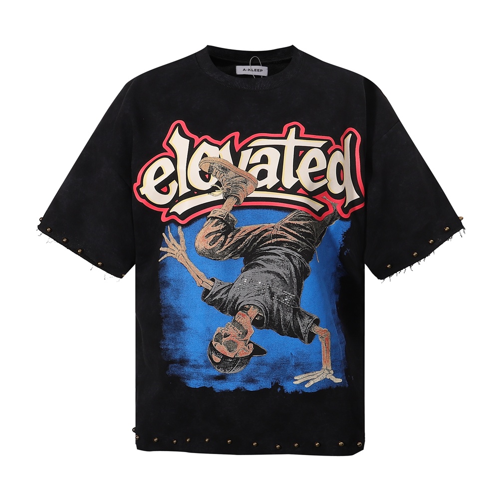 KLEEP S/N Jersey 3/4 Sleeve Crop Top Tee image 4
