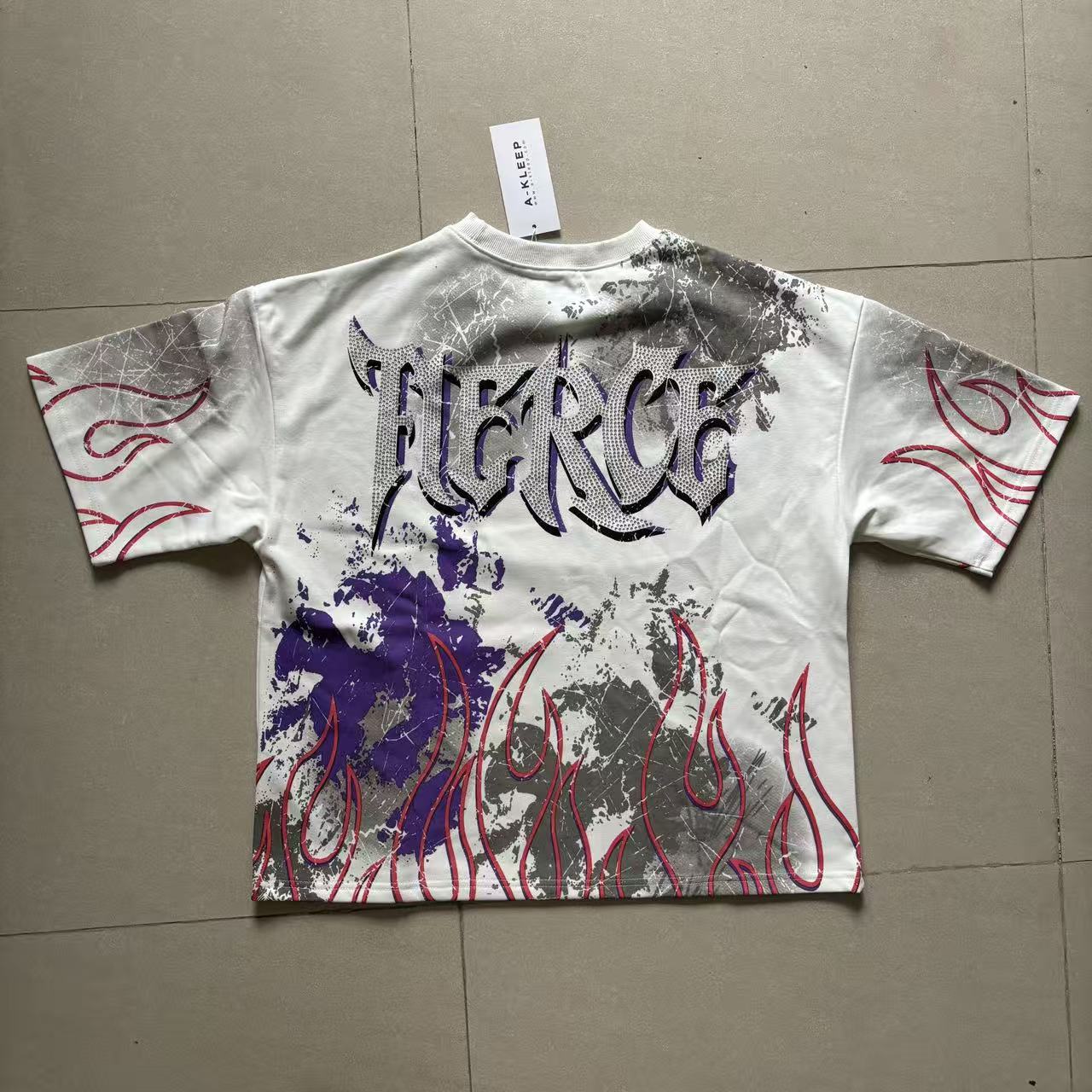 KLEEP Beryl S/N Jersey 3/4 Sleeve Crop Top Tee image 2