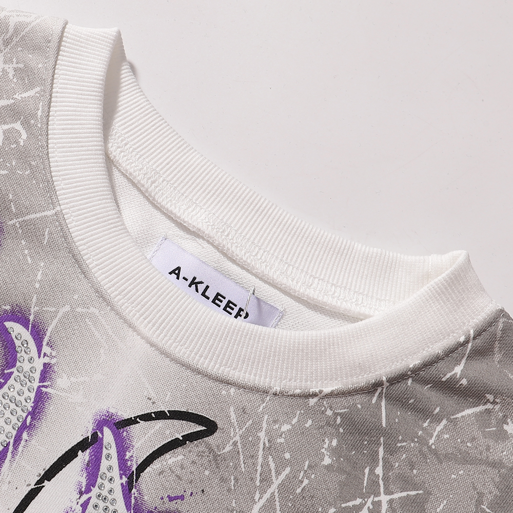 KLEEP Beryl S/N Jersey 3/4 Sleeve Crop Top Tee image 6